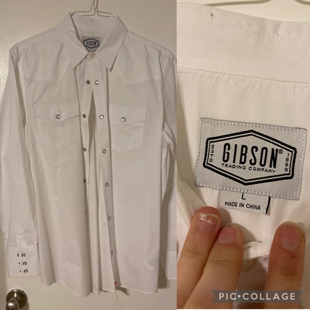 Gibson White Button Down